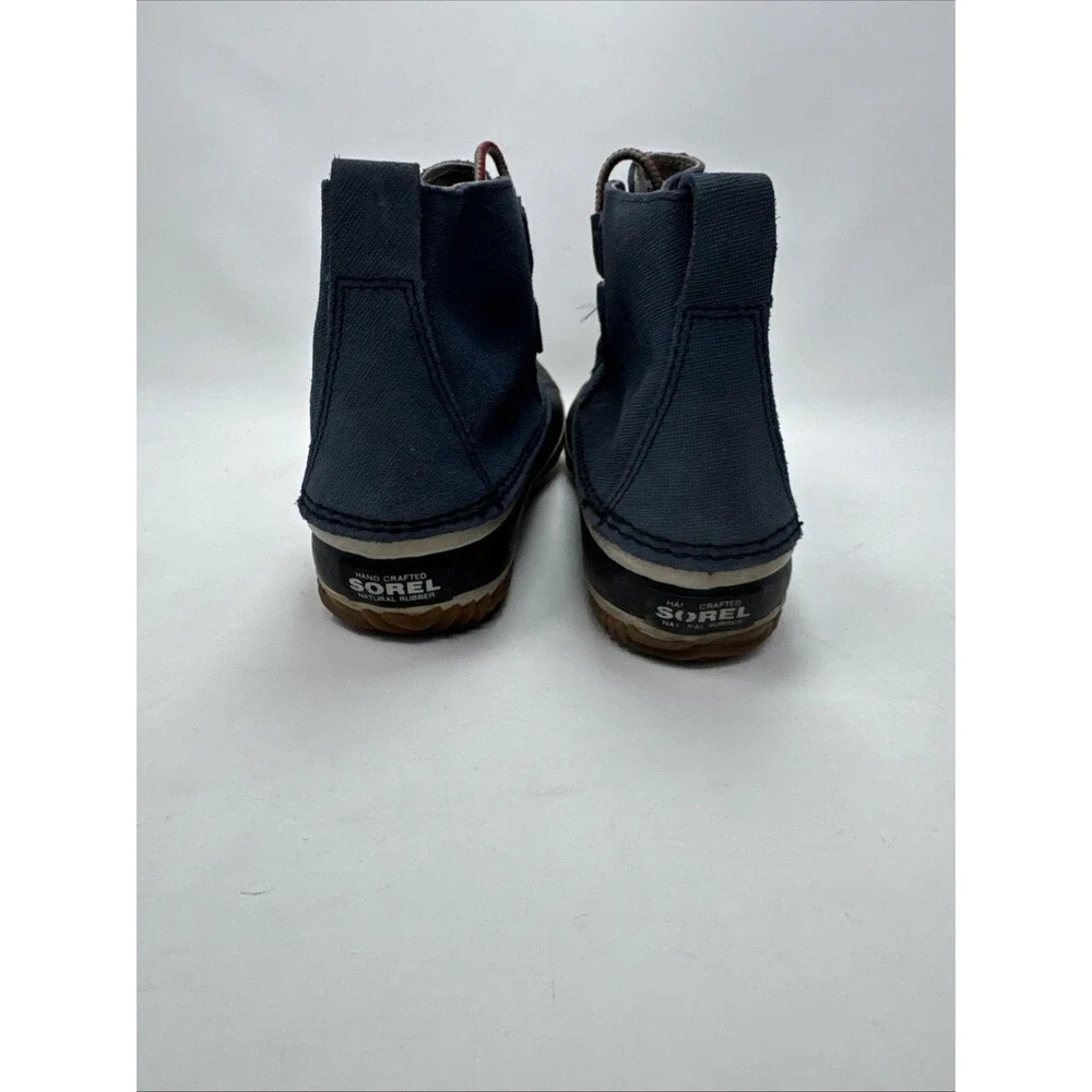 Womens Sorel “Out N About” Waterproof Rain Snow Boot Blue NL2339-478 Size 9.5